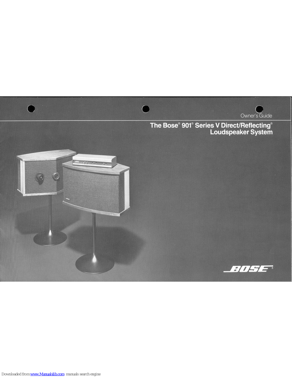 Bose 901 Series V Owner's Manual