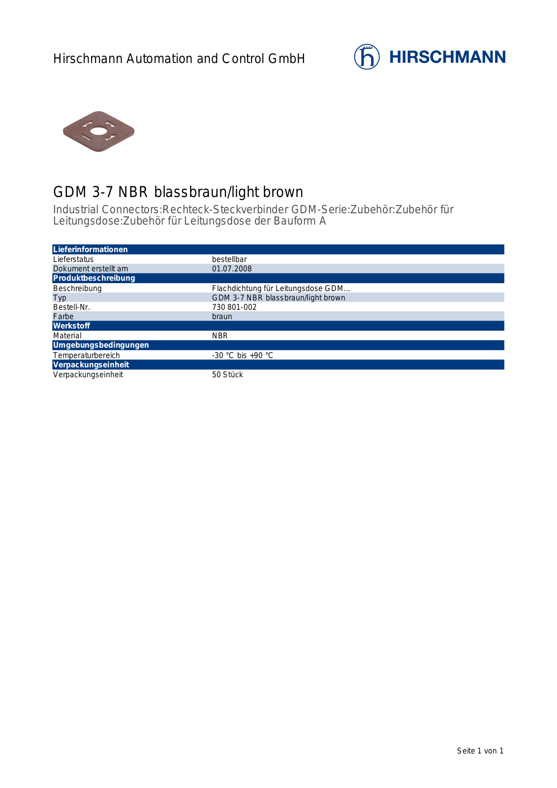 BELDEN GDM FLACH Datasheet - ManualMachine.com
