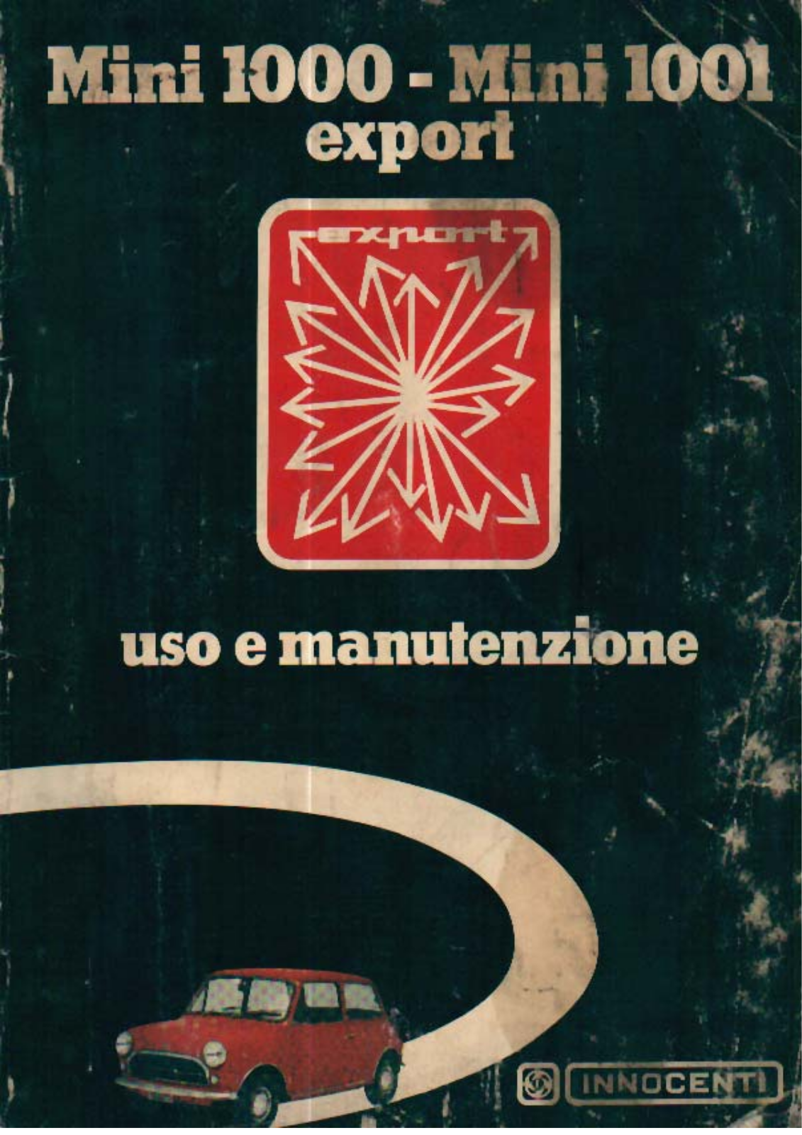 Innocenti Mini 1000, Mini 1001 export User Manual - ManualMachine.com