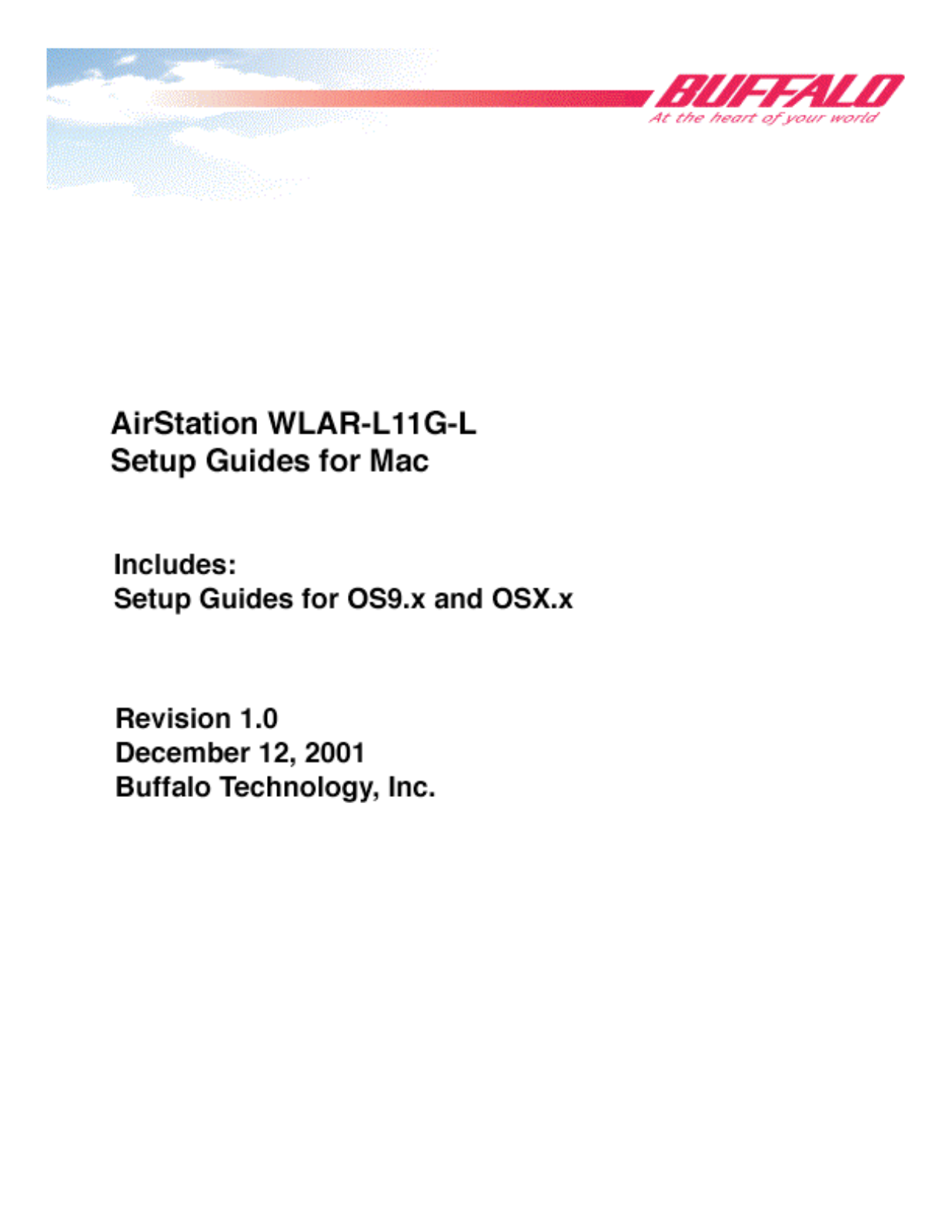 Buffalo Technology WLAR-L11G-L User Manual