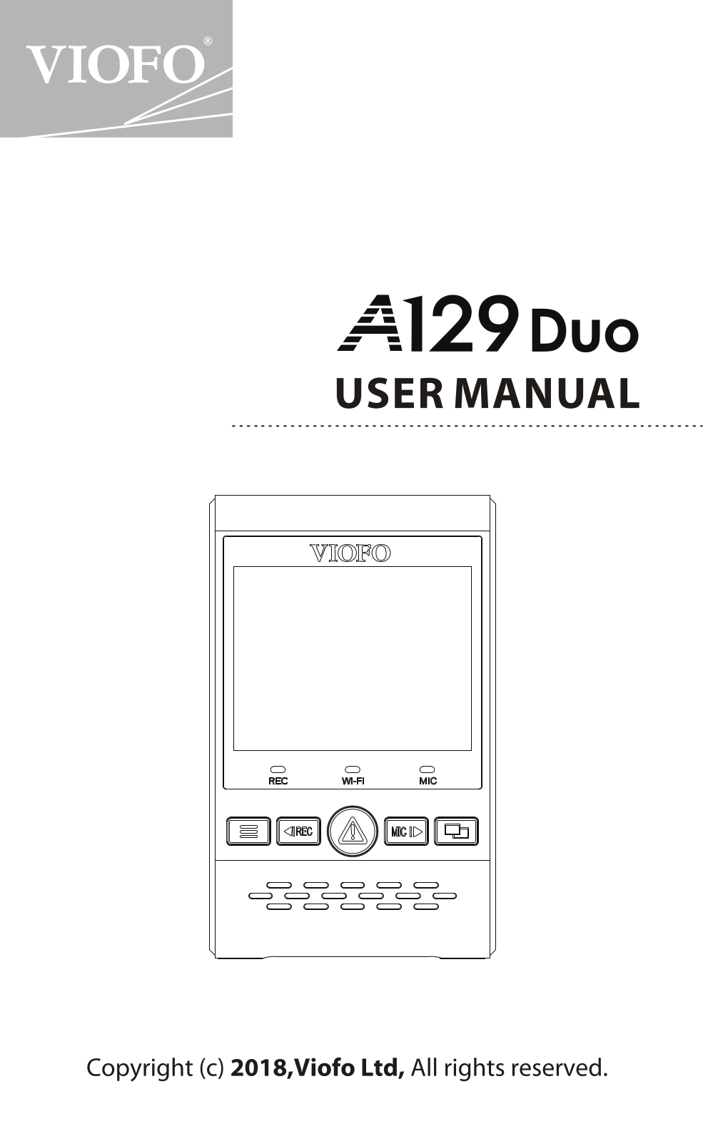 Viofo A129 DUO User Manual