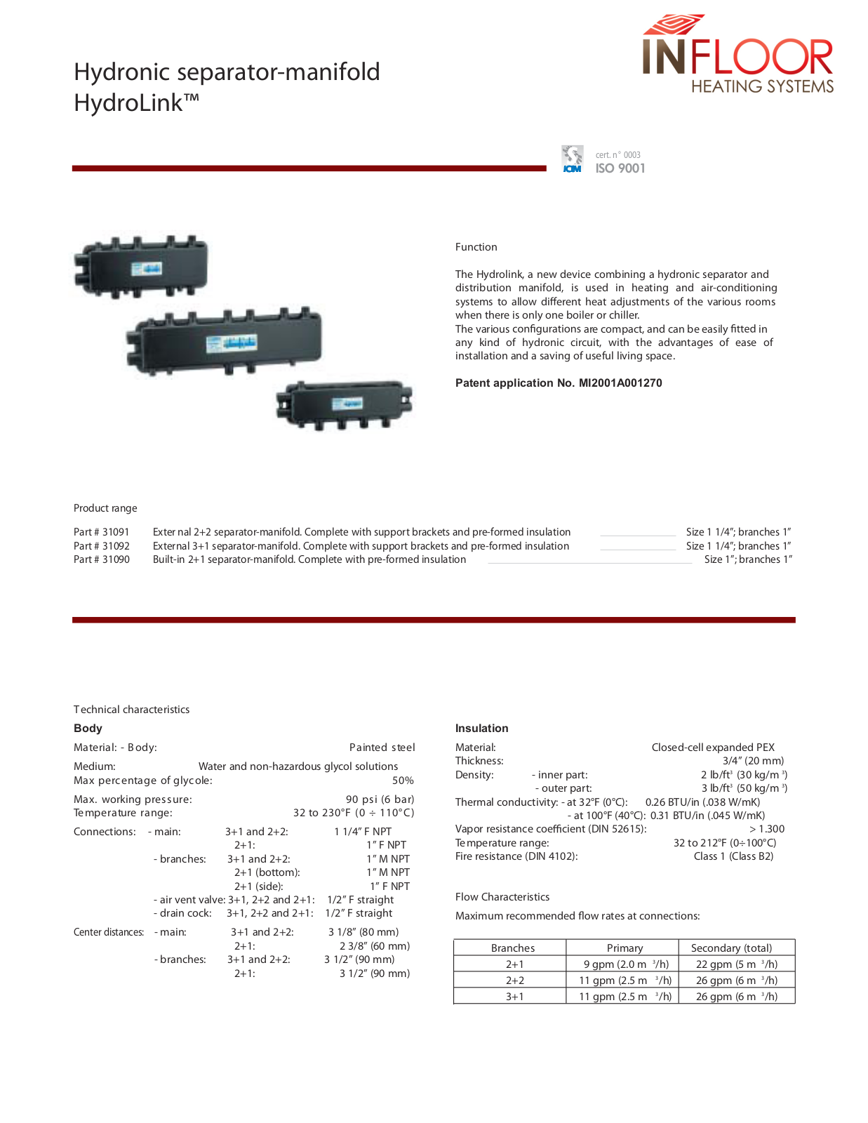 Infloor 31090, 31092 User Manual - ManualMachine.com