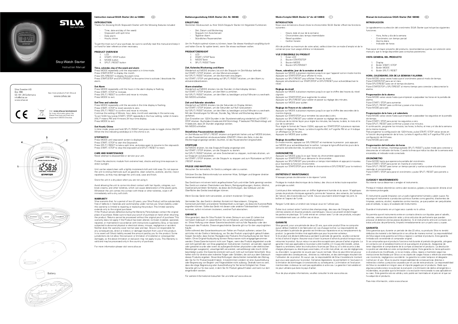 Silva Starter User Manual - ManualMachine.com