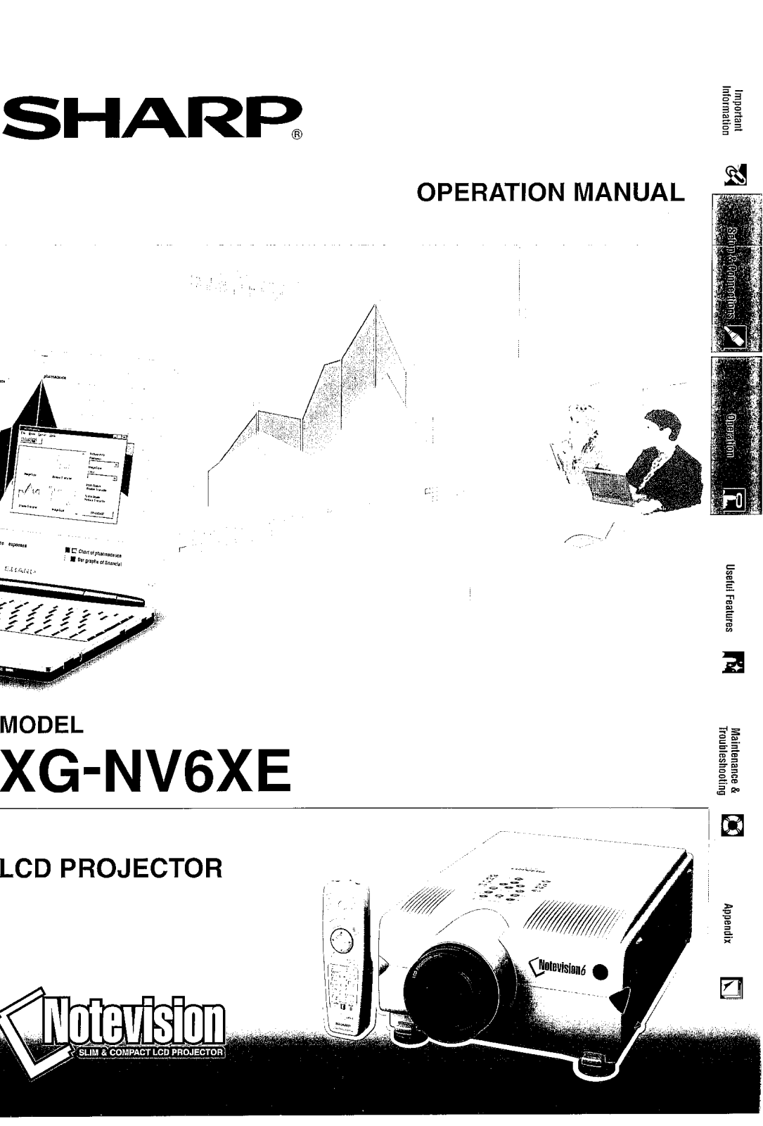 Sharp XG-NV6XE Operating Manual