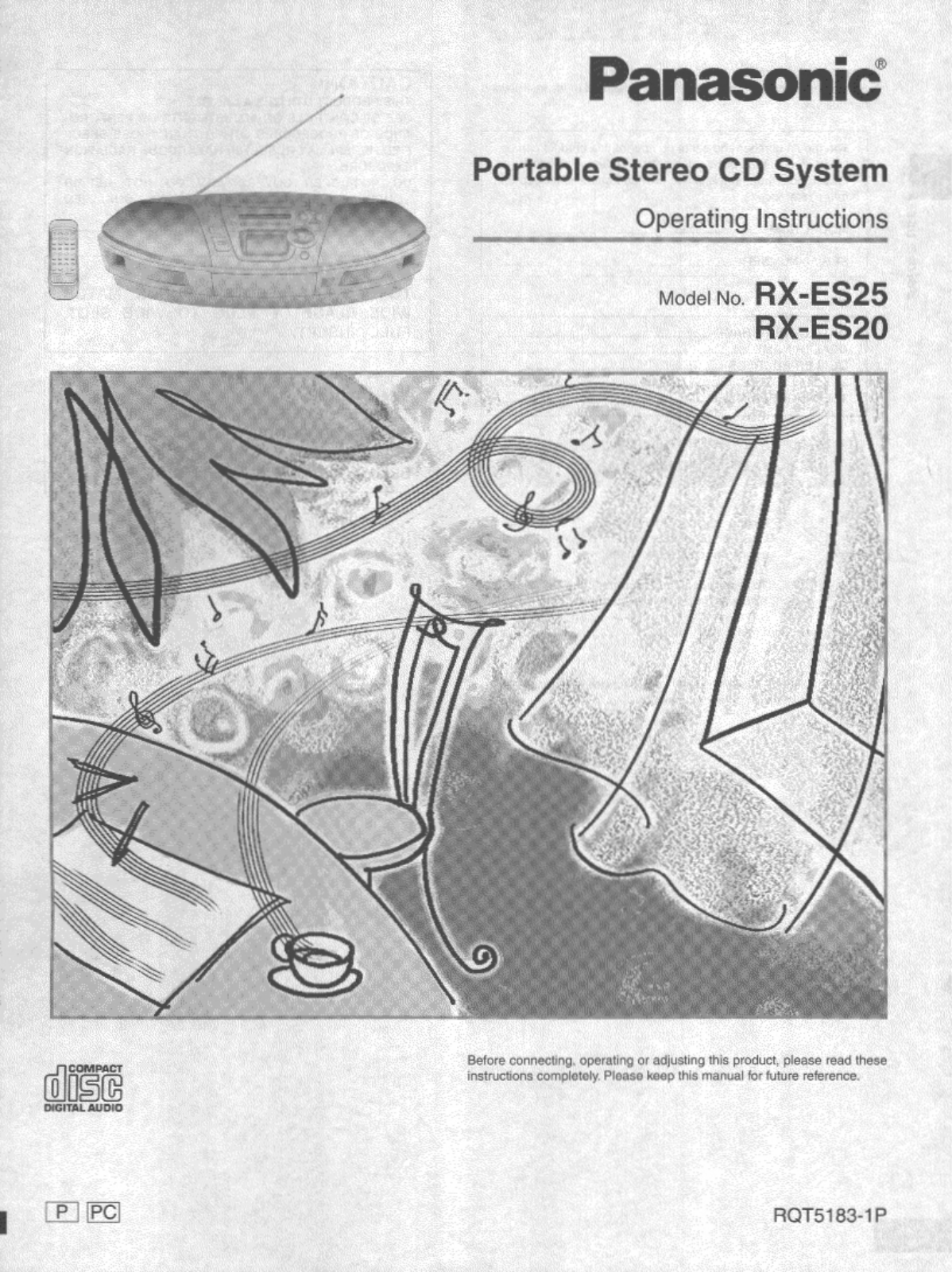 Panasonic RX-ES20, RX-ES25 User Manual