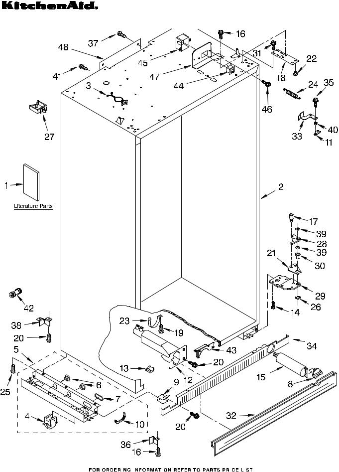 KitchenAid KSSS36QMX03 Parts List