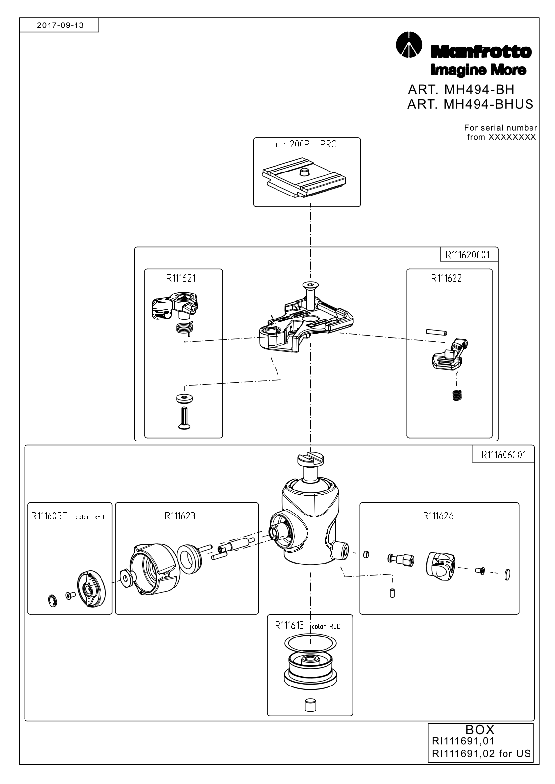 Manfrotto MH494 User Manual