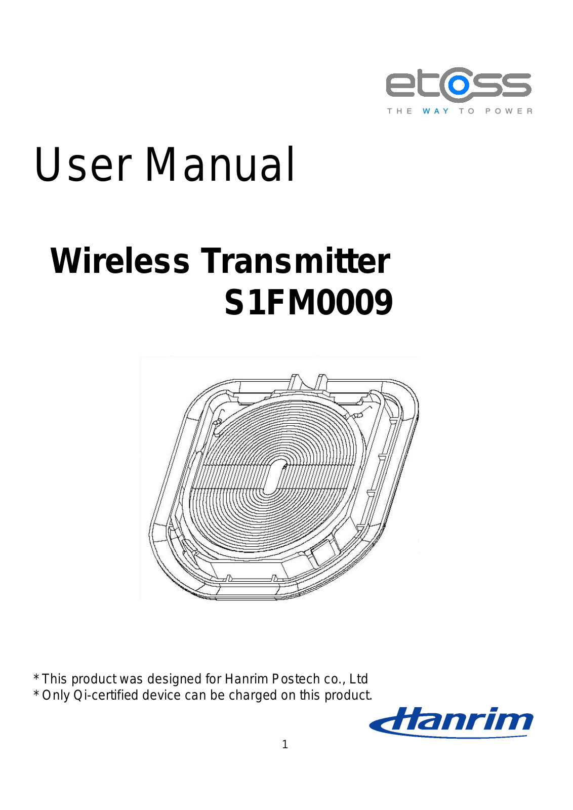 Hanrim Postech S1FM0009 User Manual