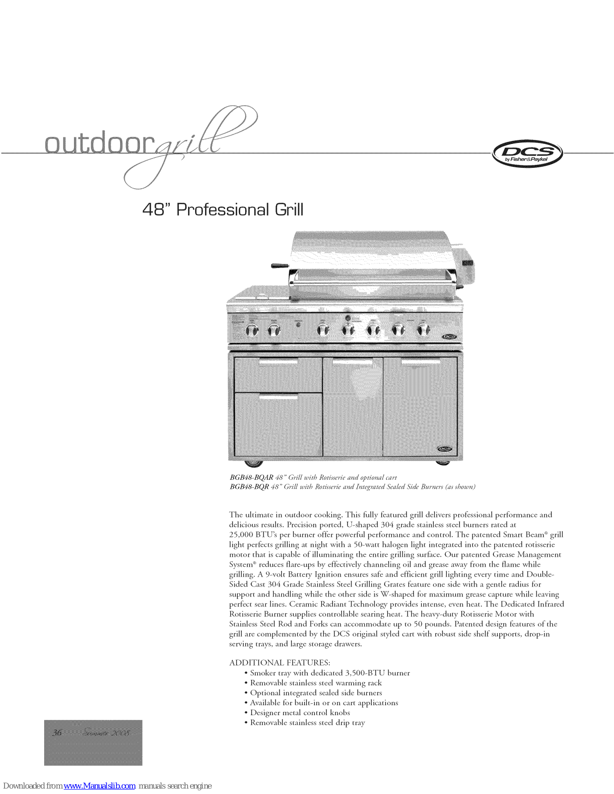 DCS BGB48-BOR, BGB48-BQAR Installation Manual - ManualMachine.com