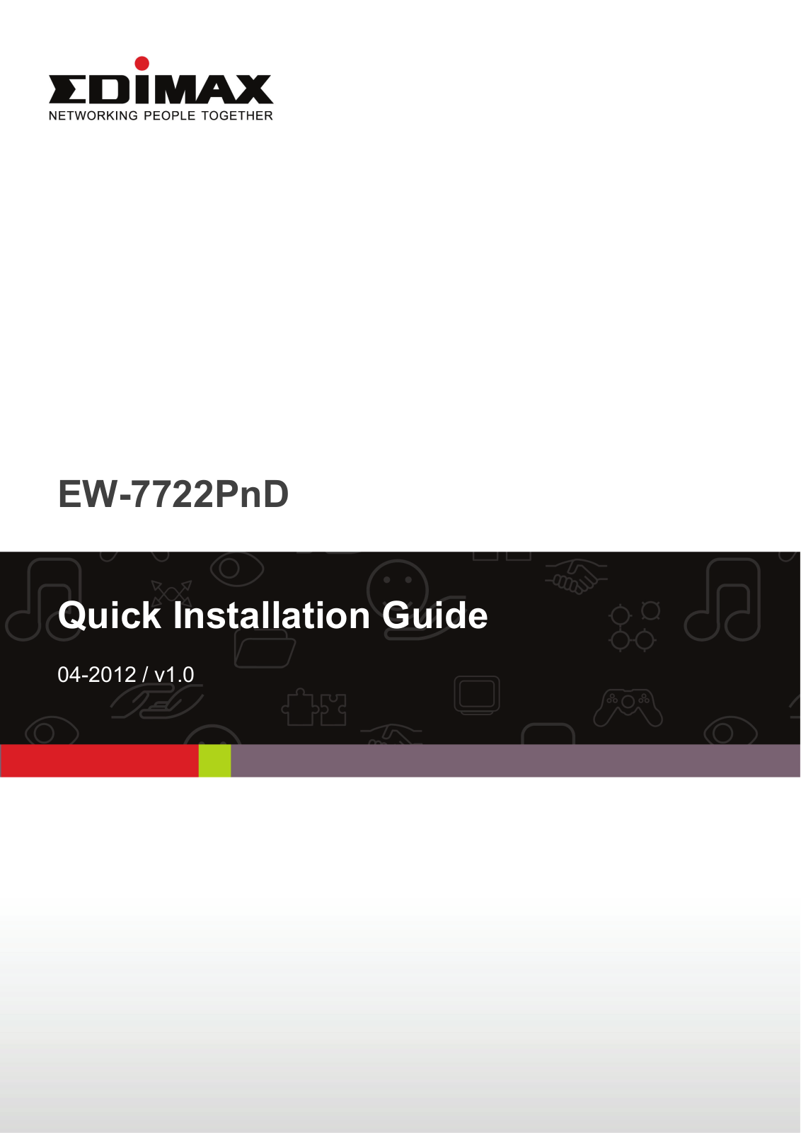 EDIMAX EW-7722PnD Quick Installation Guide