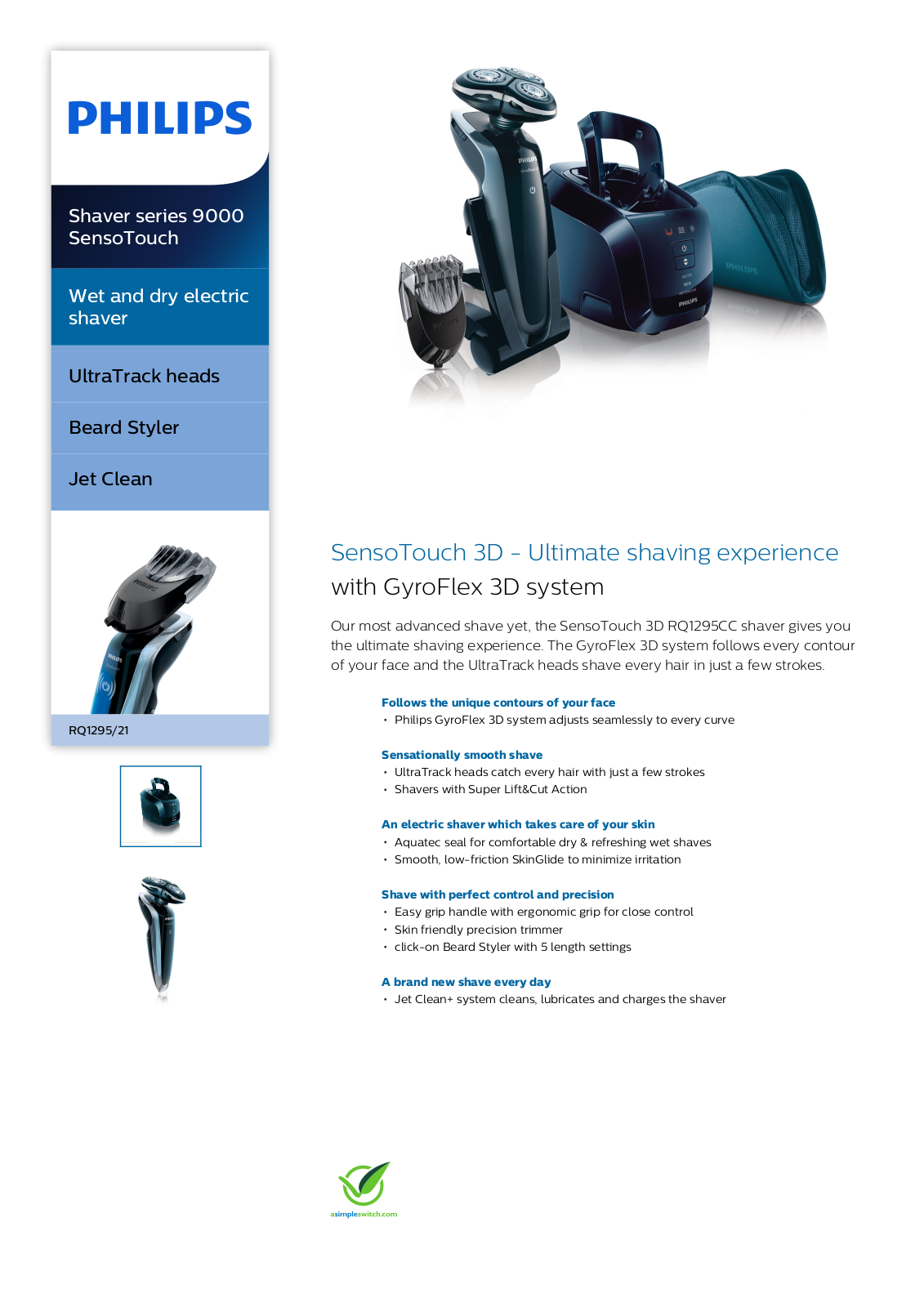 Philips RQ1295/21 Leaflet - ManualMachine.com