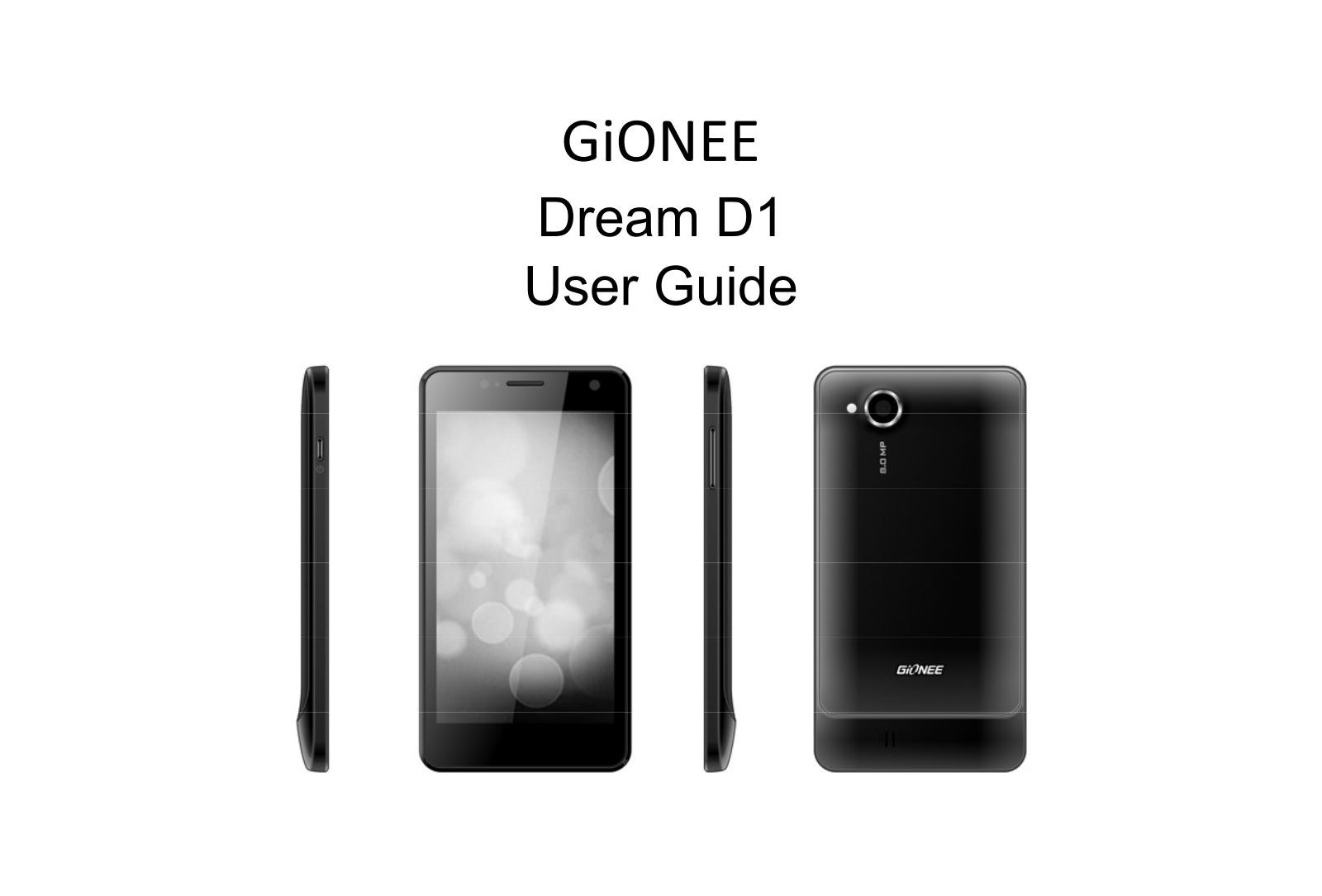 Gionee Dream D1 User Manual