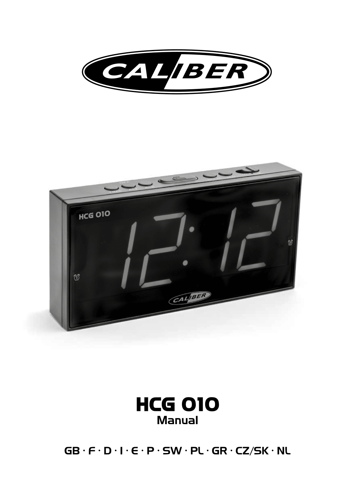 Caliber HCG010 User manual