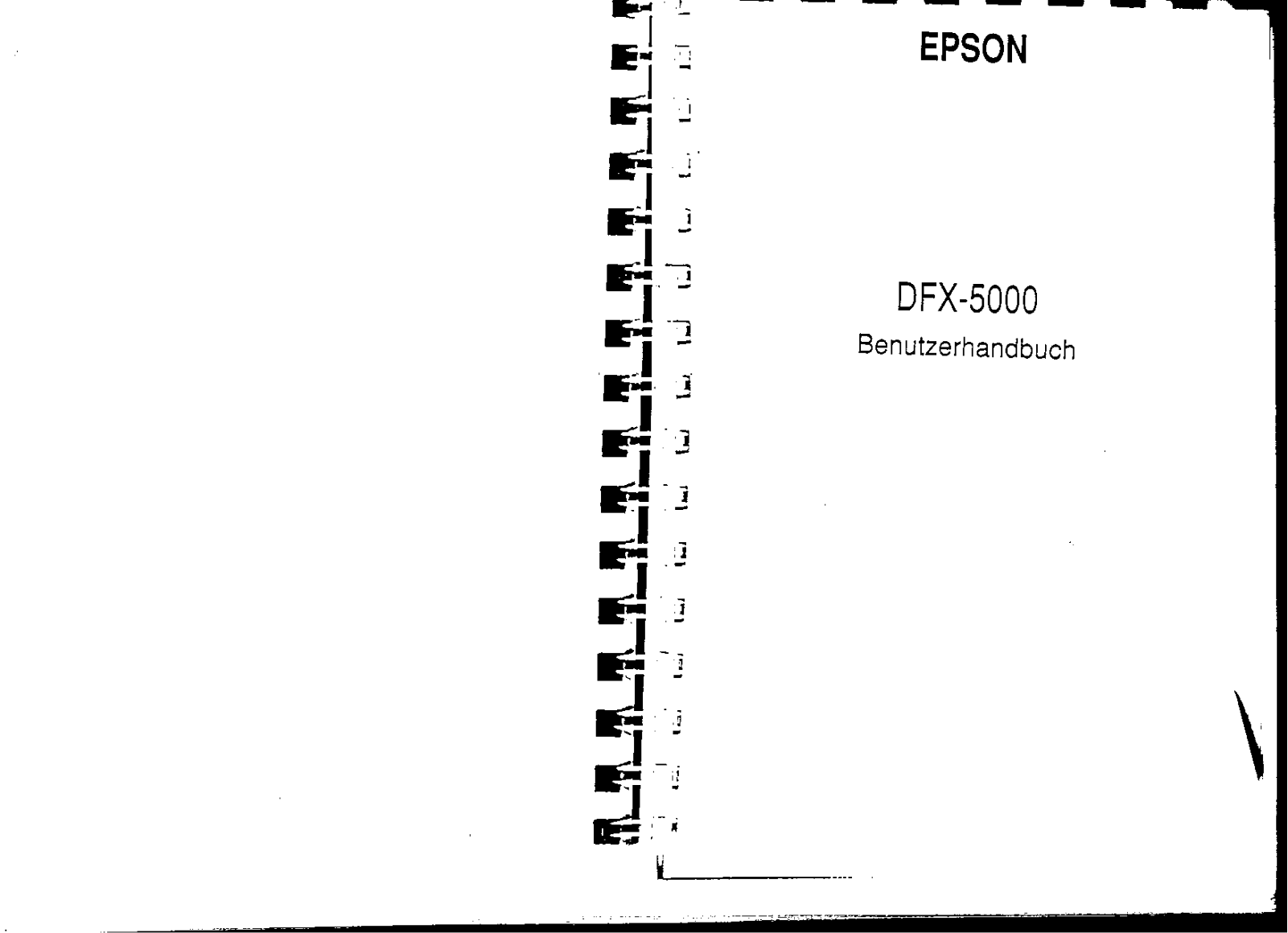 Epson DFX-5000 User Manual