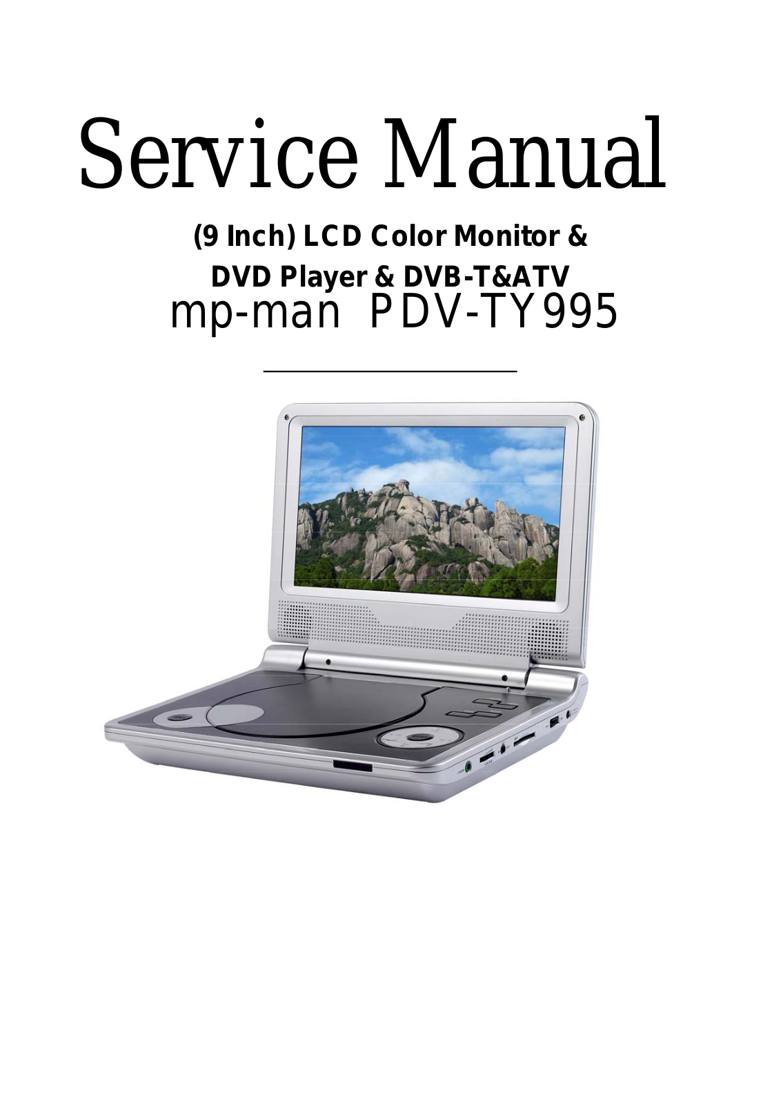 MP-Man PDV-TY995 Service Manual