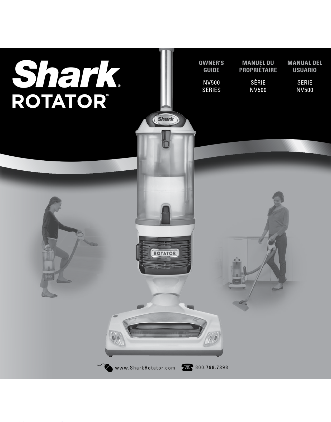 Shark NV500 SERIES Owner's Manual