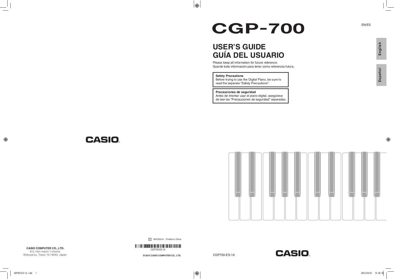 Casio CGP-700 User Guide
