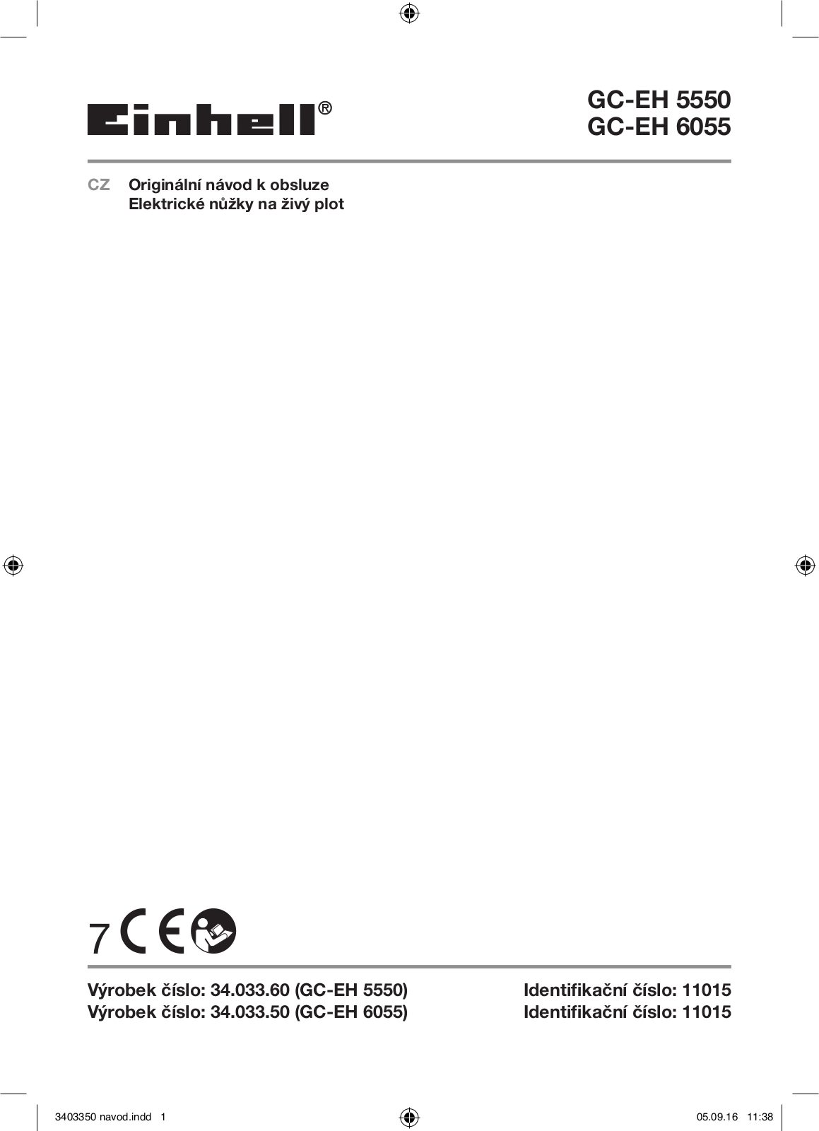 Einhell GC-EH 6055 User Manual