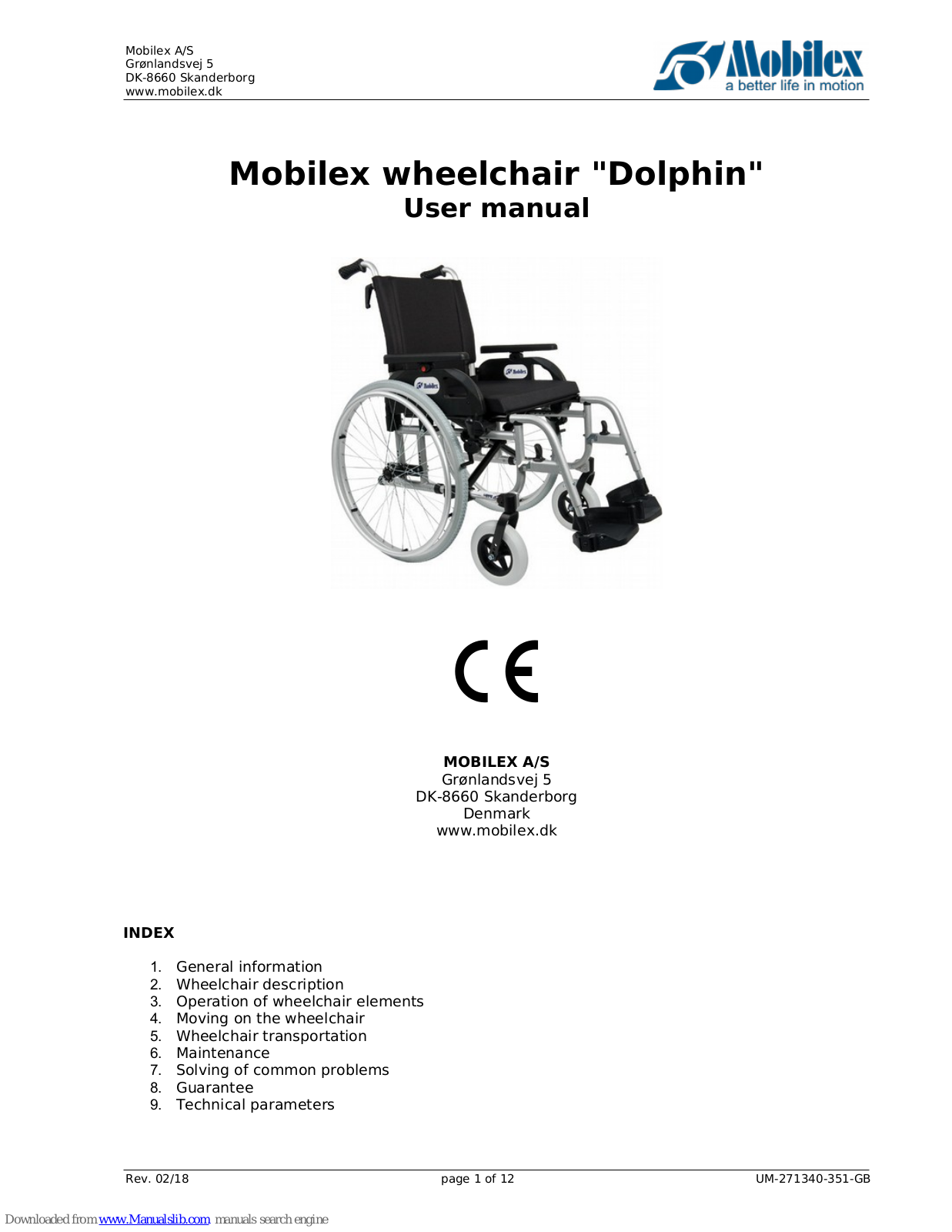 Mobilex Dolphin User Manual