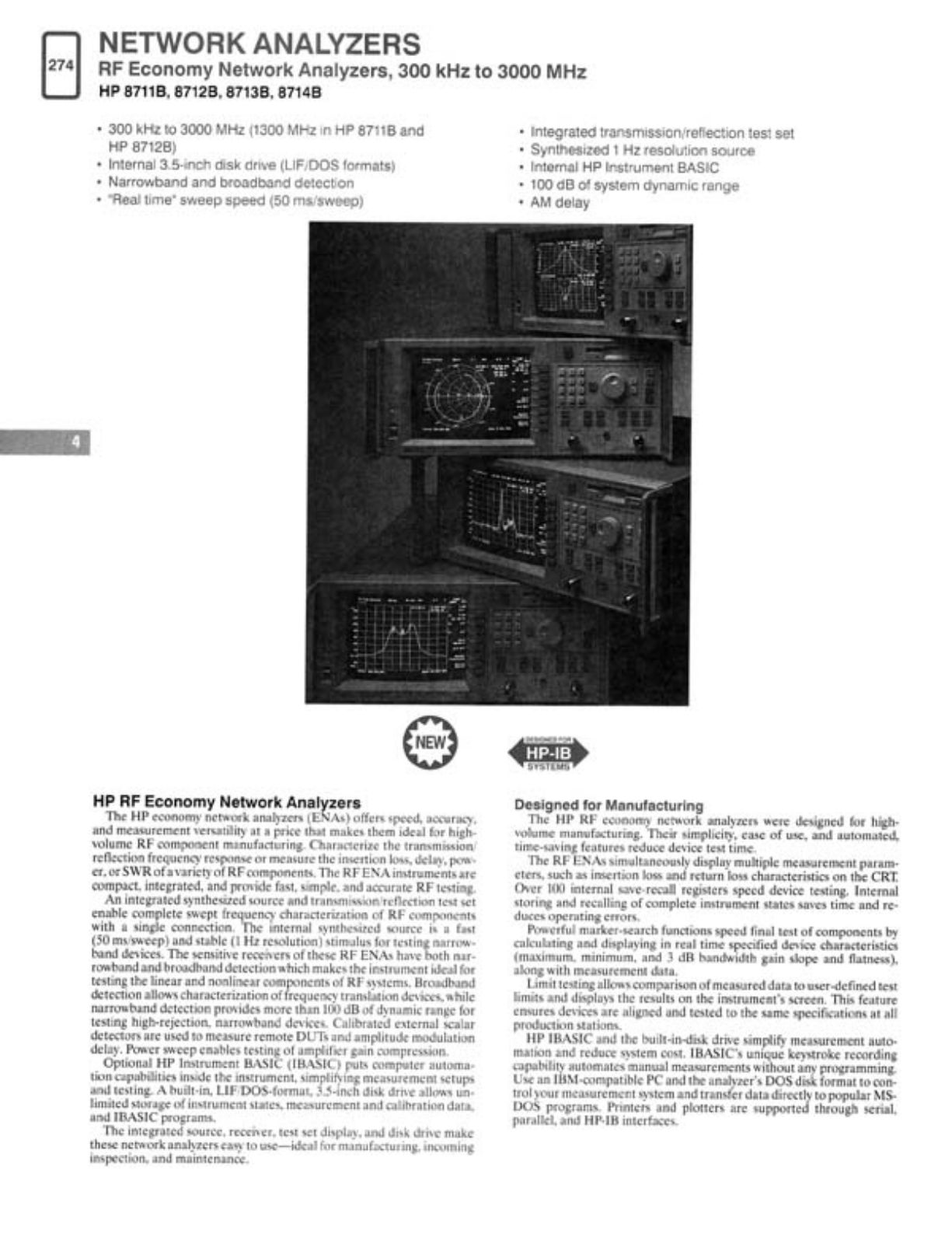 Agilent 8711B Data Sheet