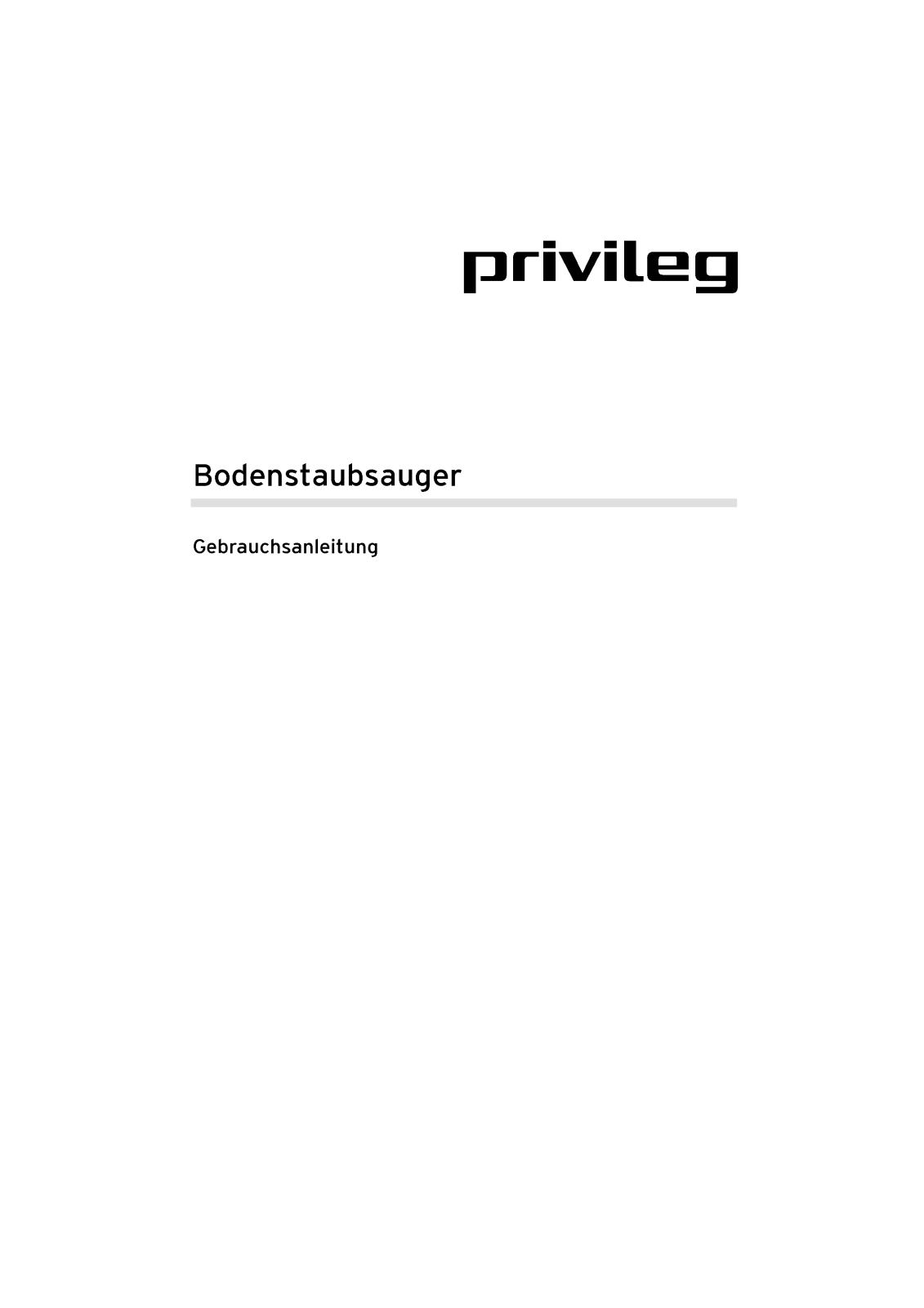 privileg V-C7070CTS User Manual