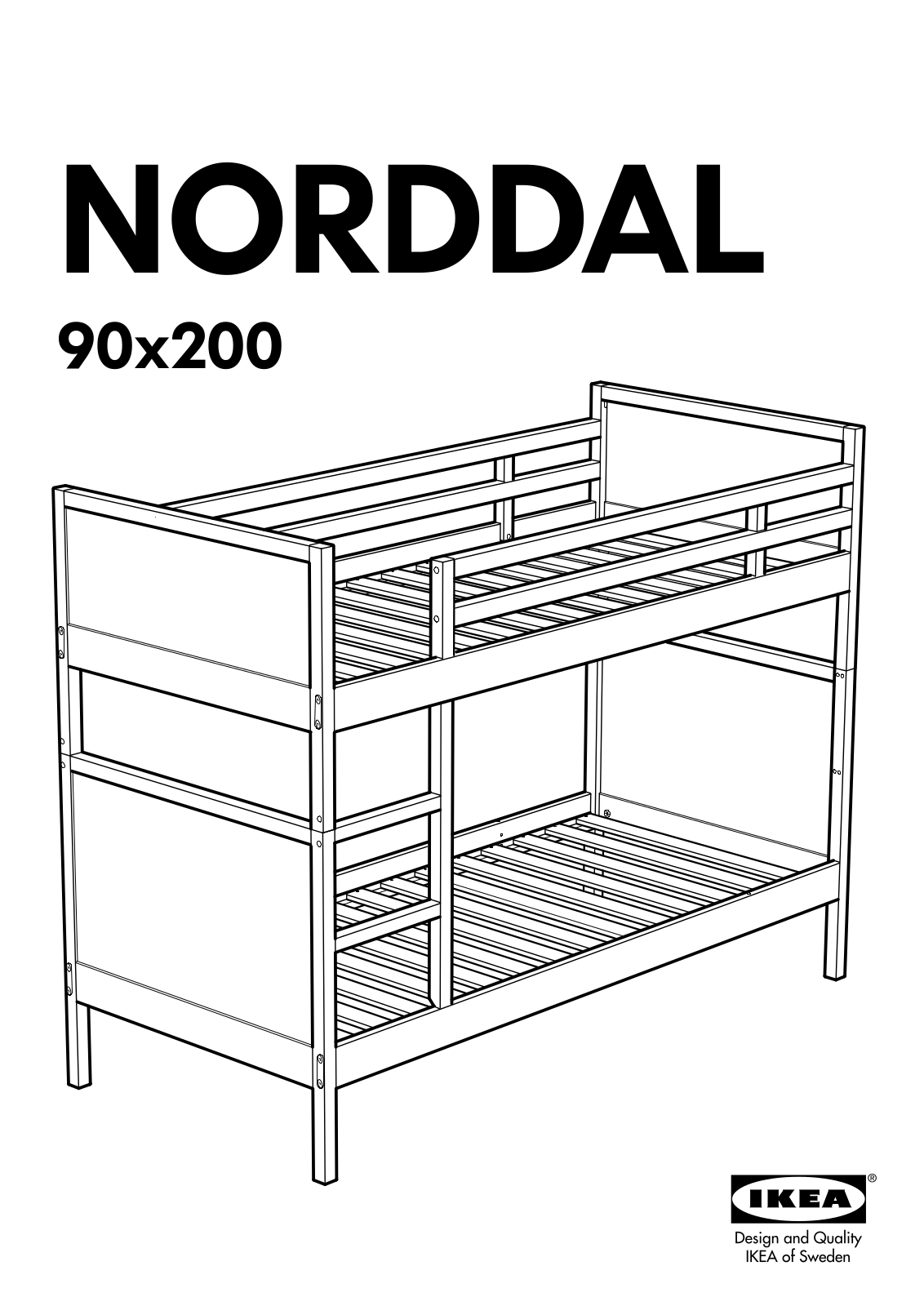 IKEA NORDDAL User Manual