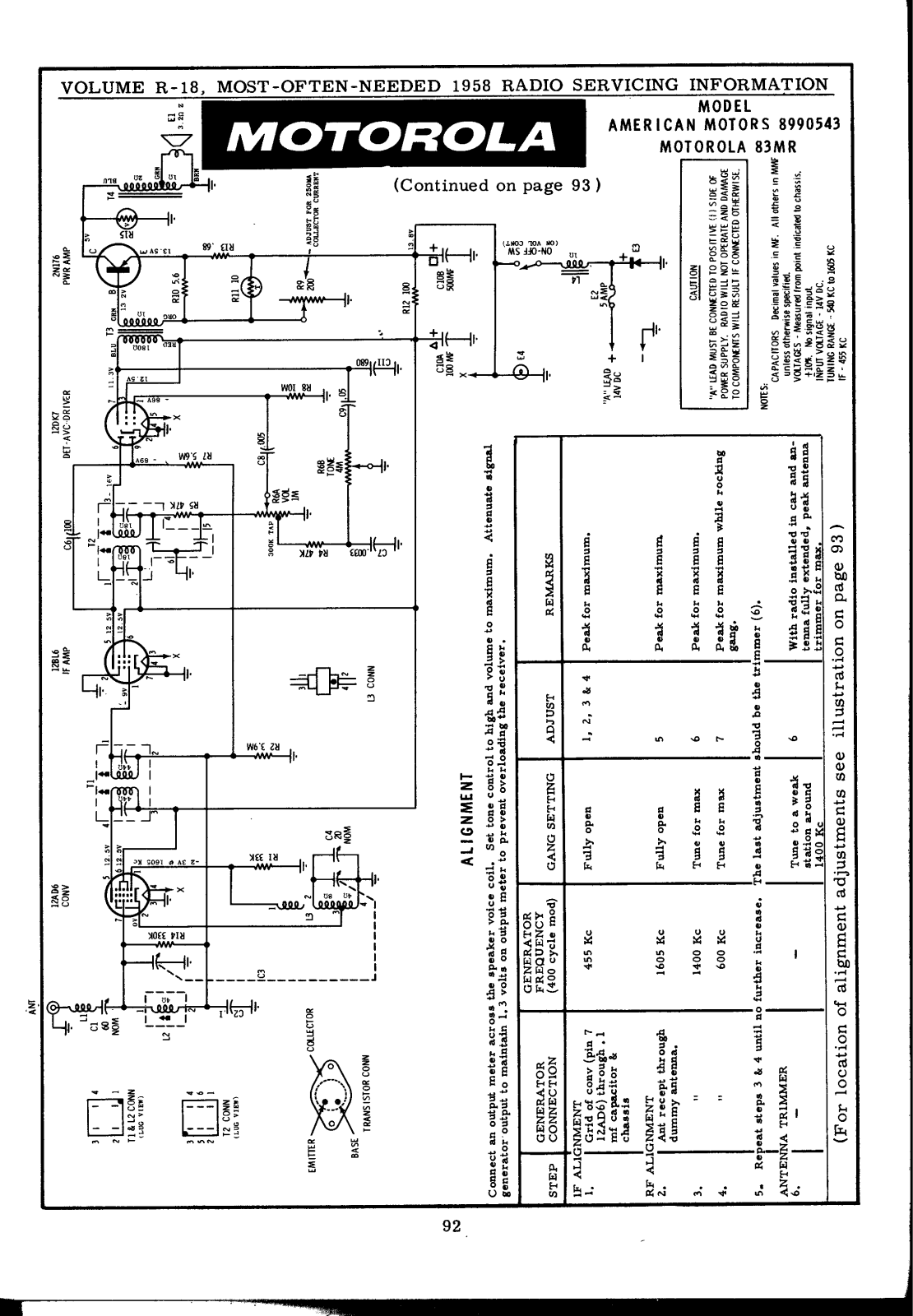 American Car Radio 8990543 schematic - ManualMachine.com