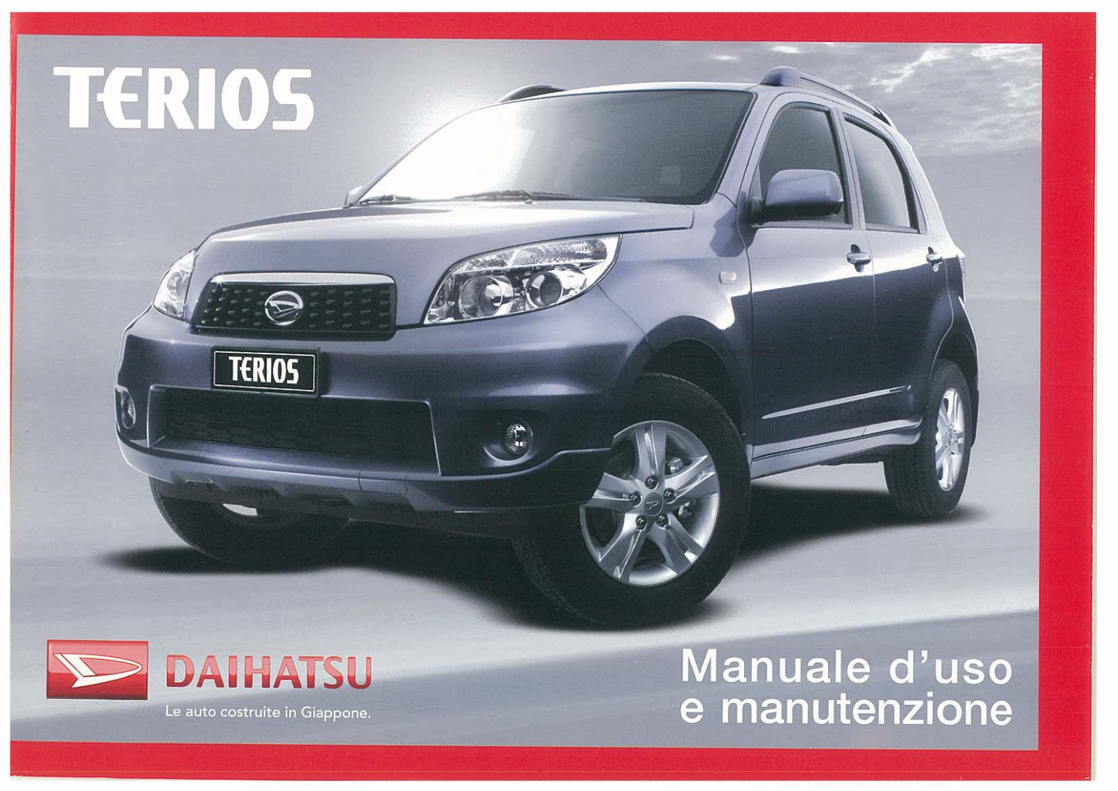 Daihatsu Terios 2009 User Manual