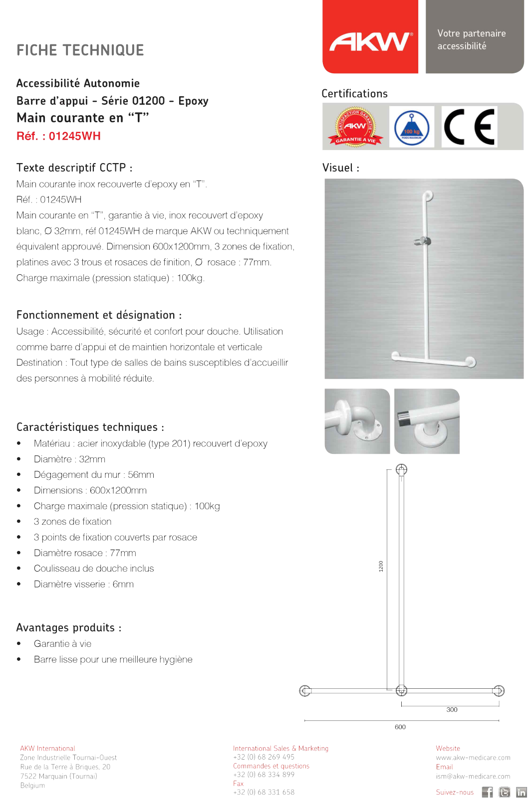 Akw 01245WH Specification - ManualMachine.com