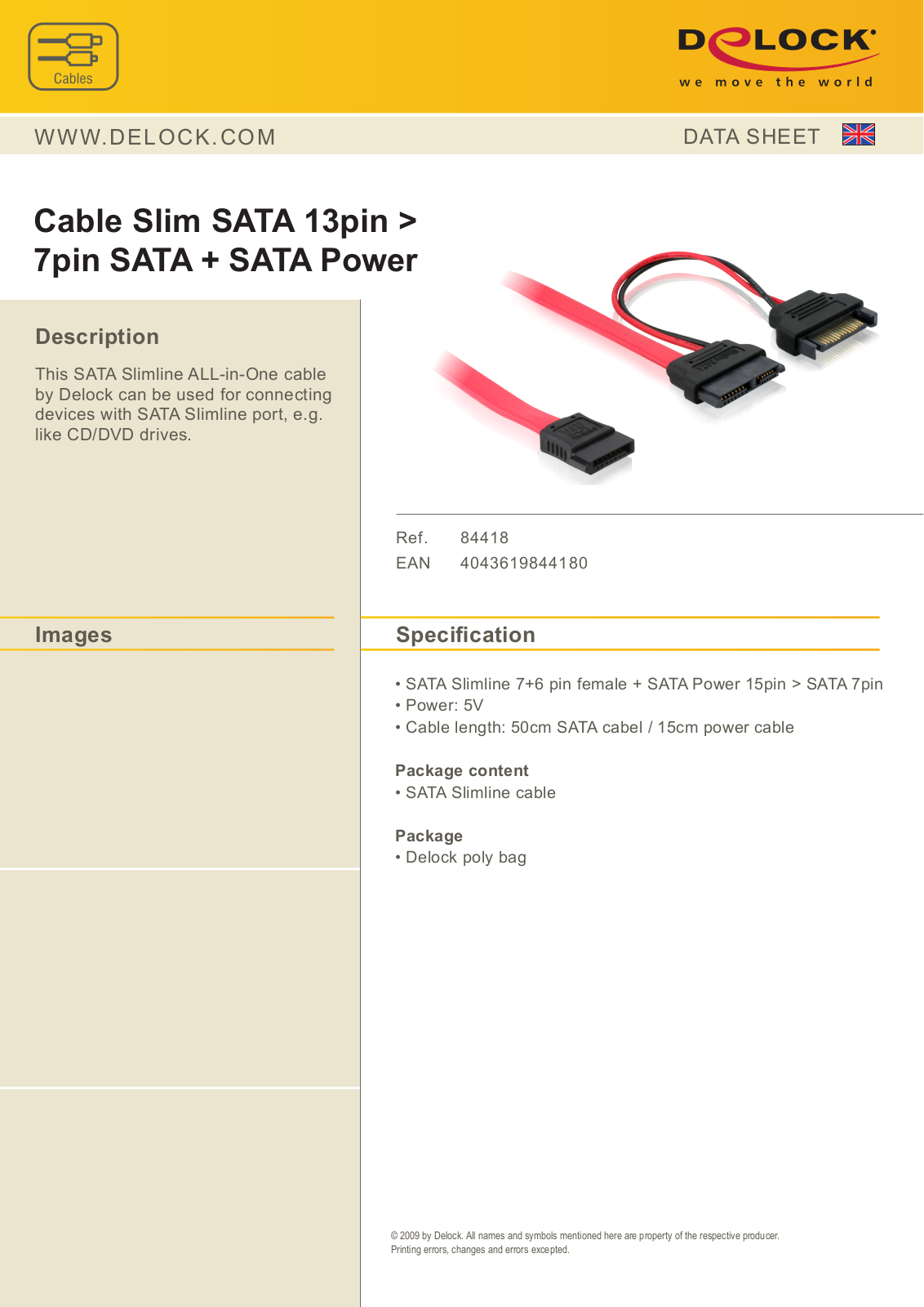 DeLOCK 84418 User Manual