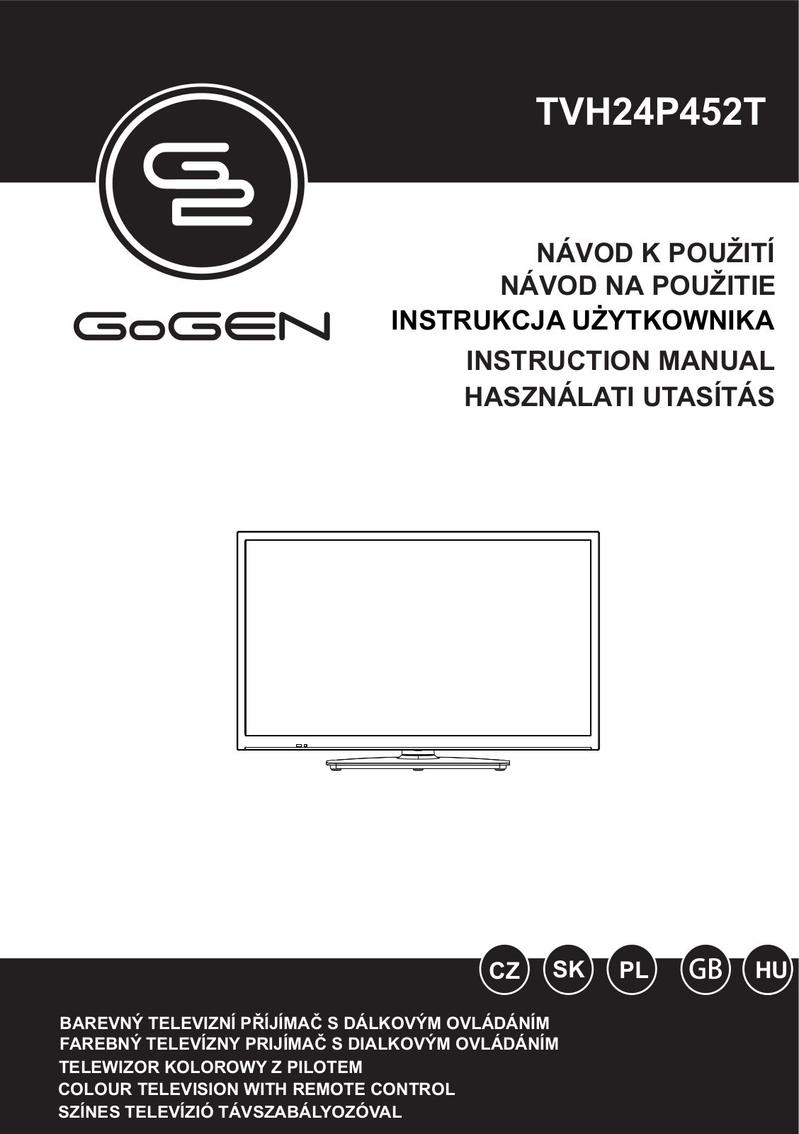 GoGEN TVH 24P452T User Manual