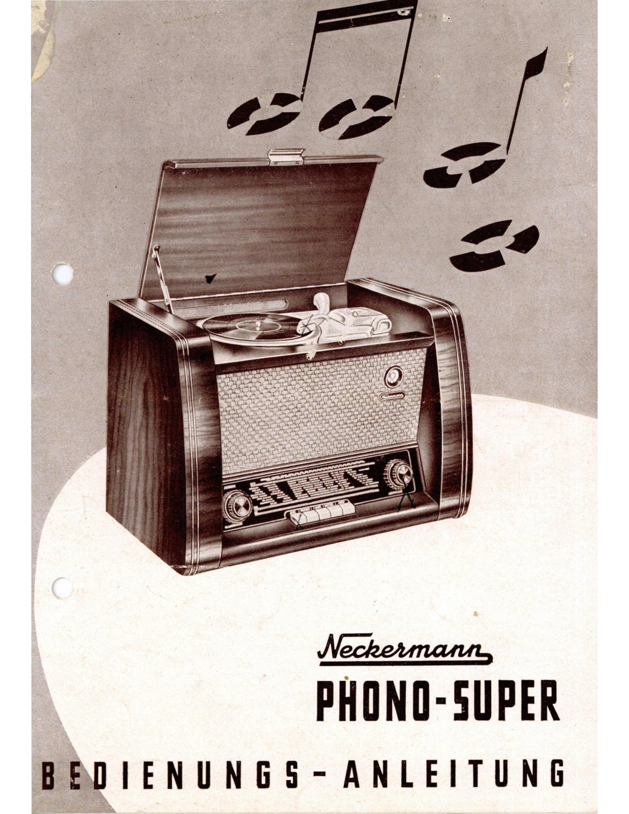 Neckermann Phonosuper User guide - ManualMachine.com