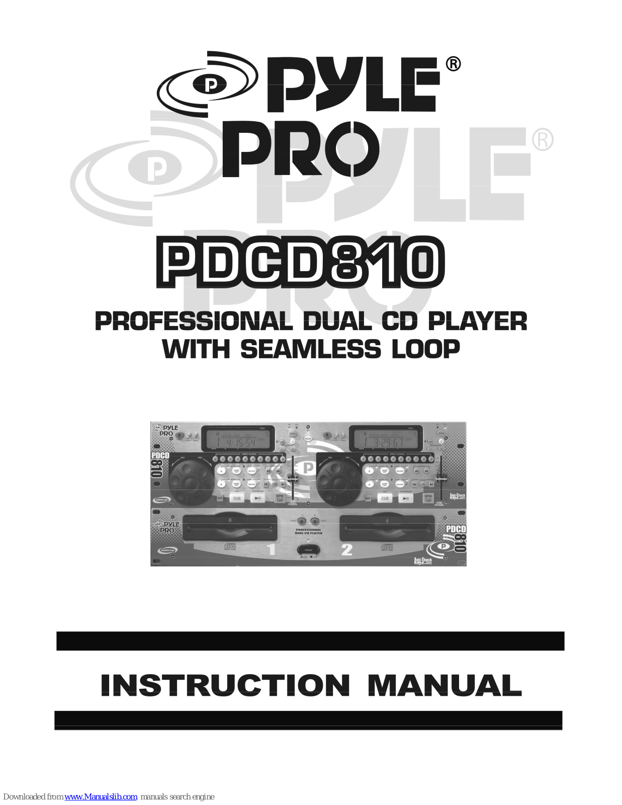 Pyle Pro PDCD810 Instruction Manual - ManualMachine.com