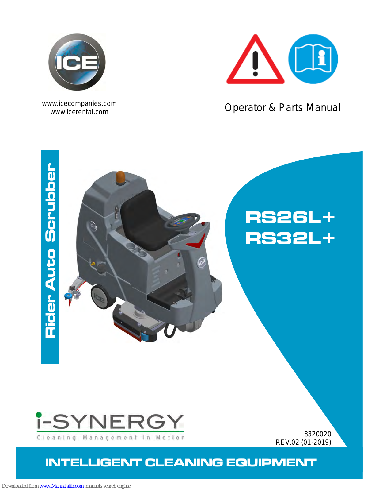 Ice RS26L+, RS32L+ Operator's & Parts Manual