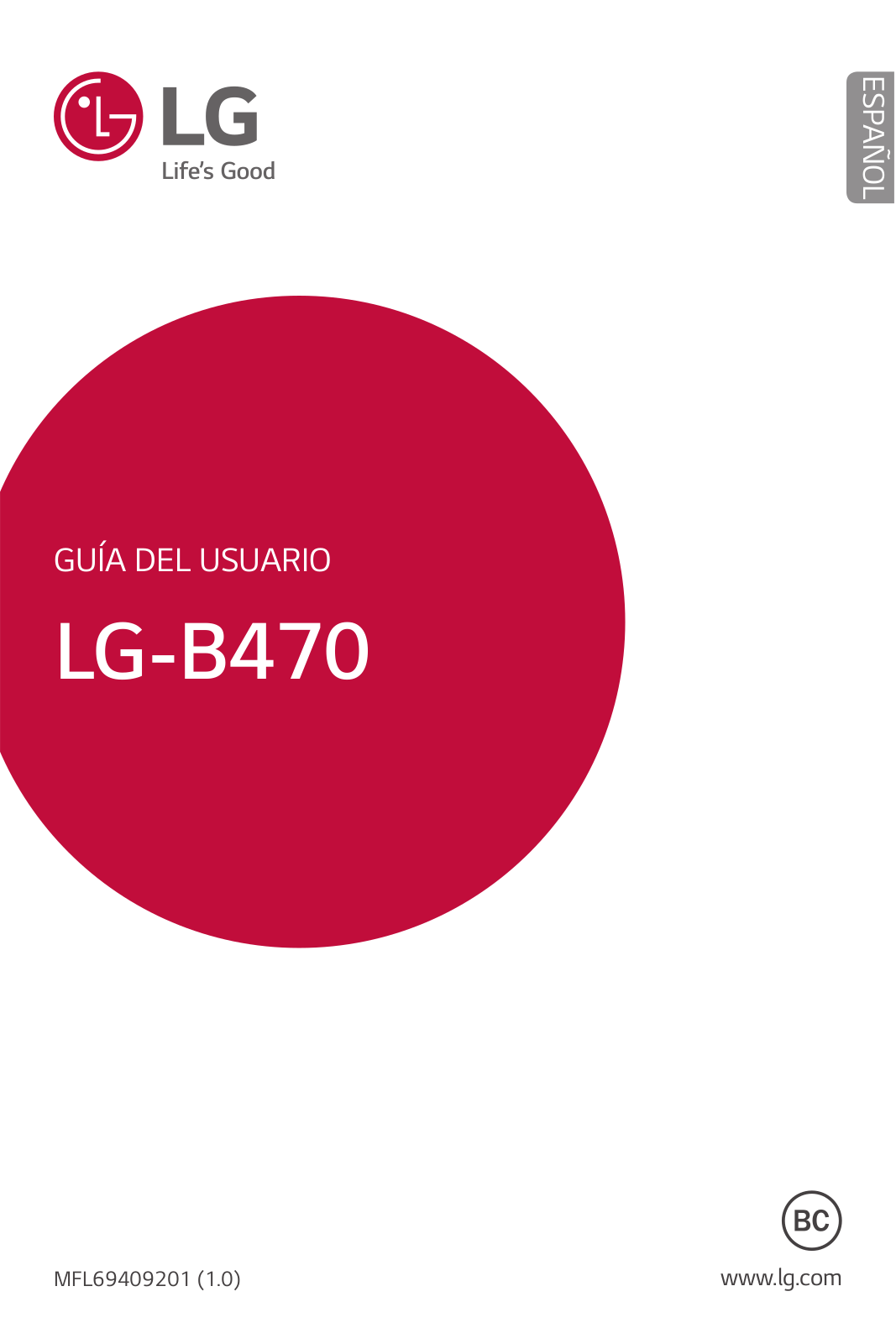 LG B470 User Manual