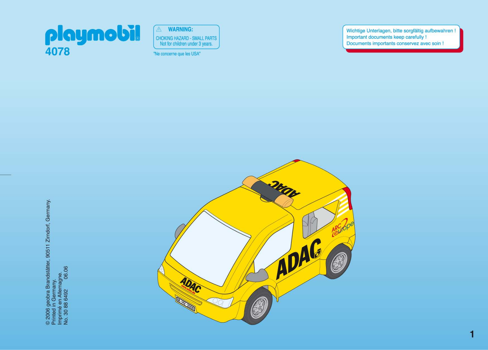 Playmobil 4078 Instructions