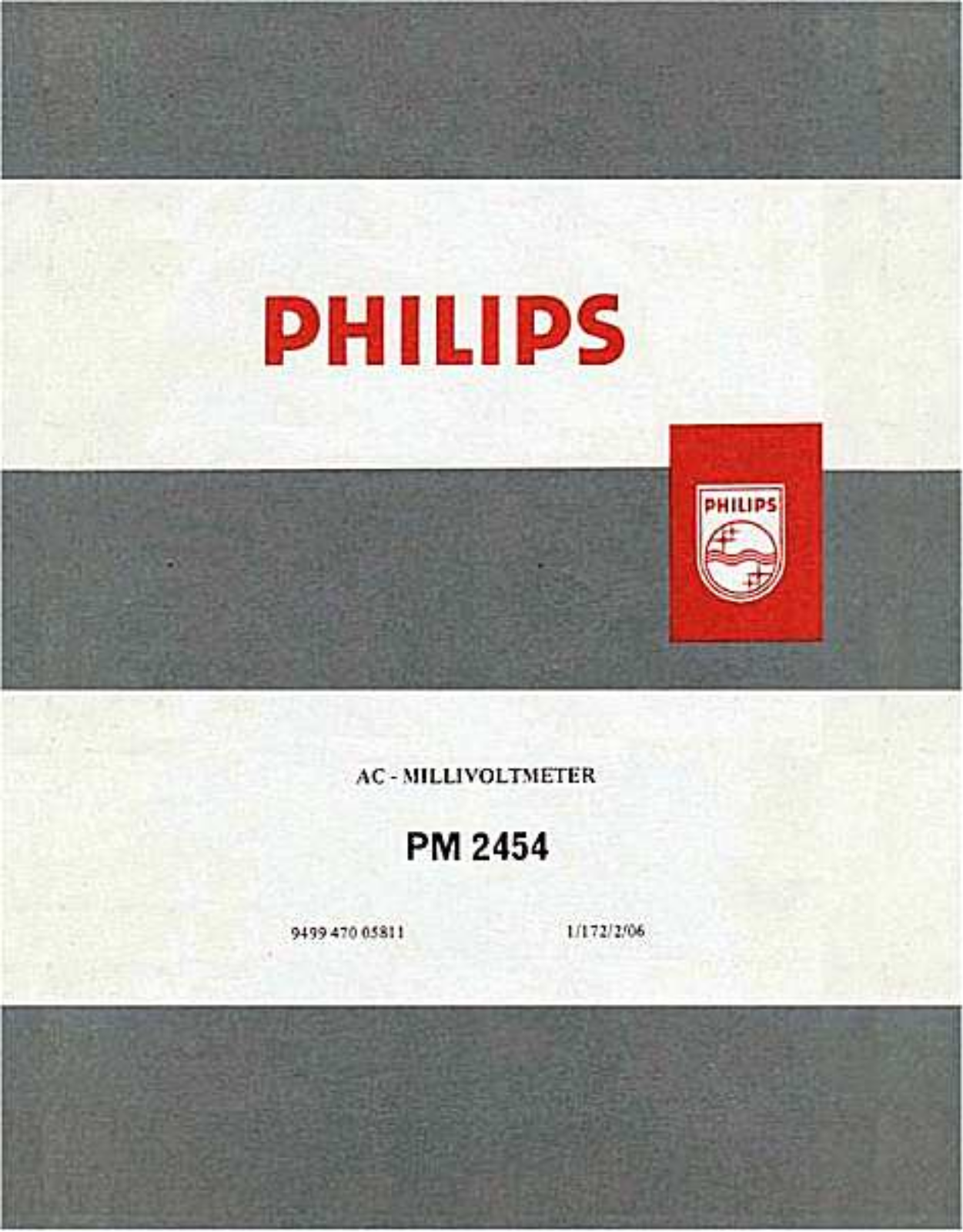 Philips pm2454 User Manual