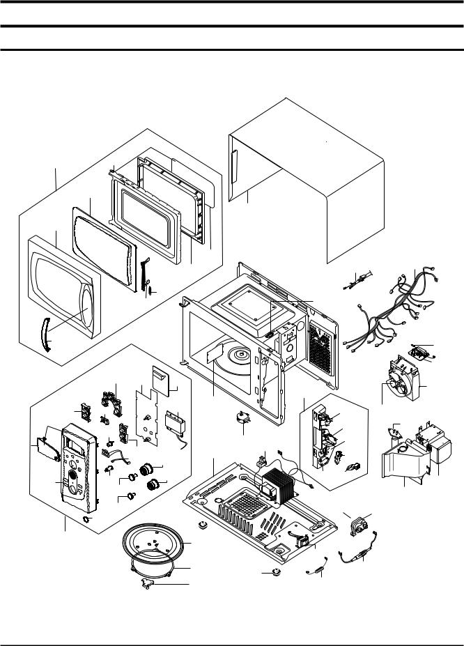 SAMSUNG M197DFR Service Manual Exploded View & Part List