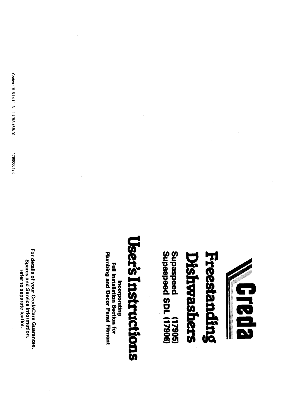 Creda HB17906 User Manual