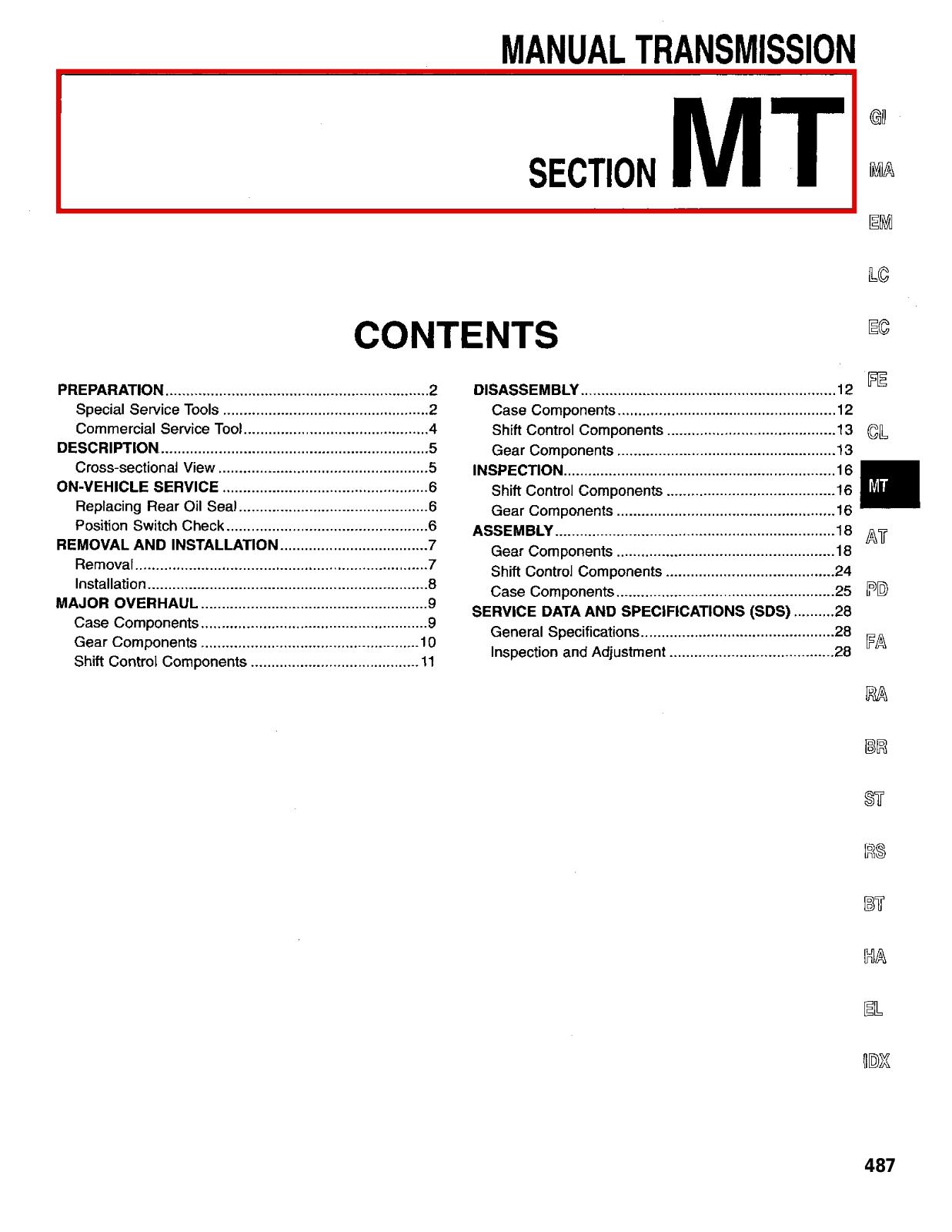 Nissan 240SX 1997 Owner's Manual