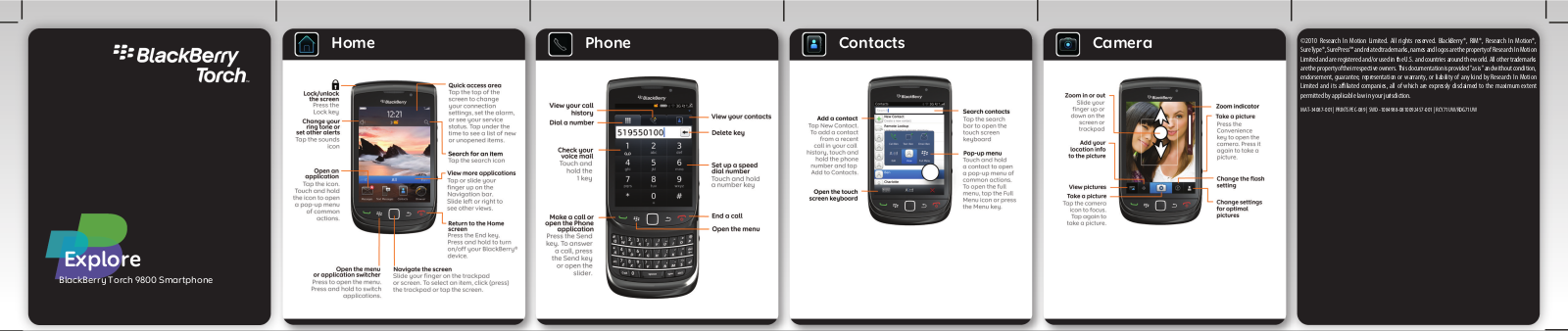 Blackberry Torch 9800 User Manual