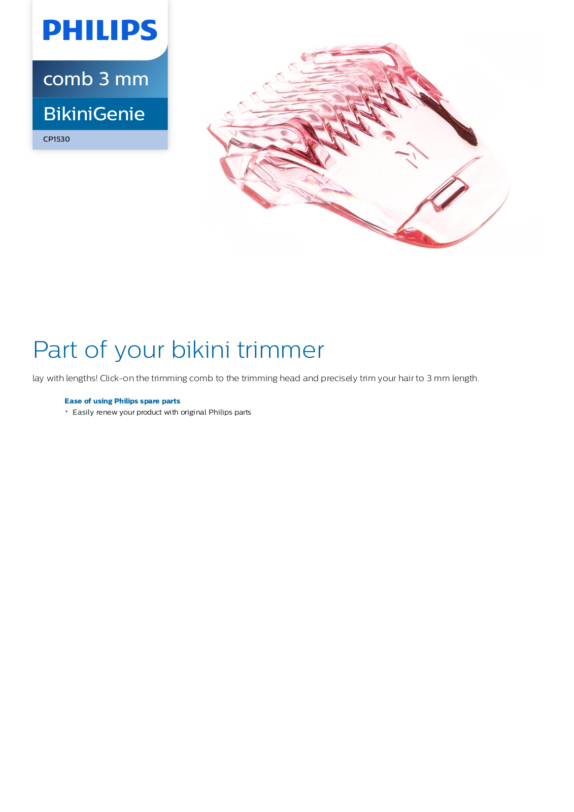 Philips CP1530/01 leaflet - ManualMachine.com