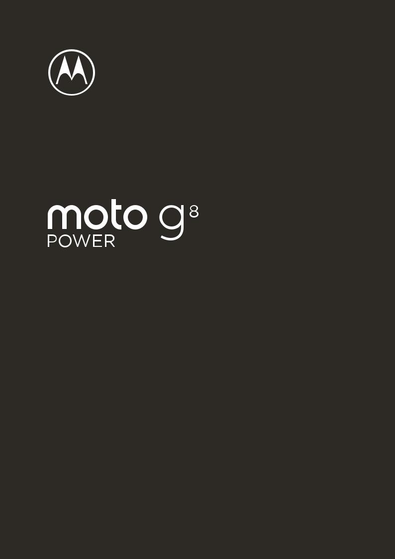 MOTOROLA MOTO G8 Power Instruction Manual