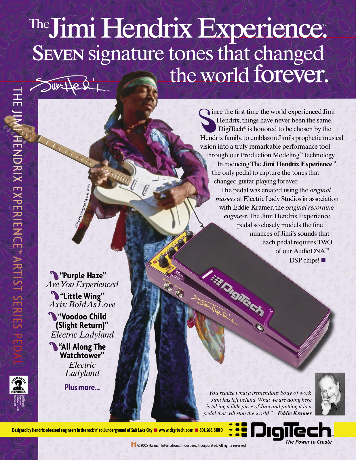 DigiTech Jimi Hendrix Experience User Manual