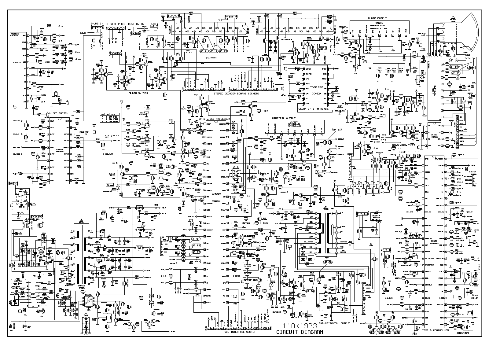 Bush 11AK19P3 Schematic