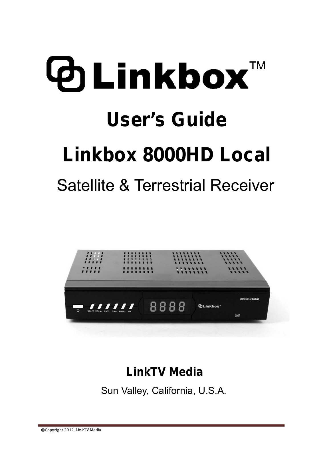 Linkbox 8000HD Local User Manual - ManualMachine.com