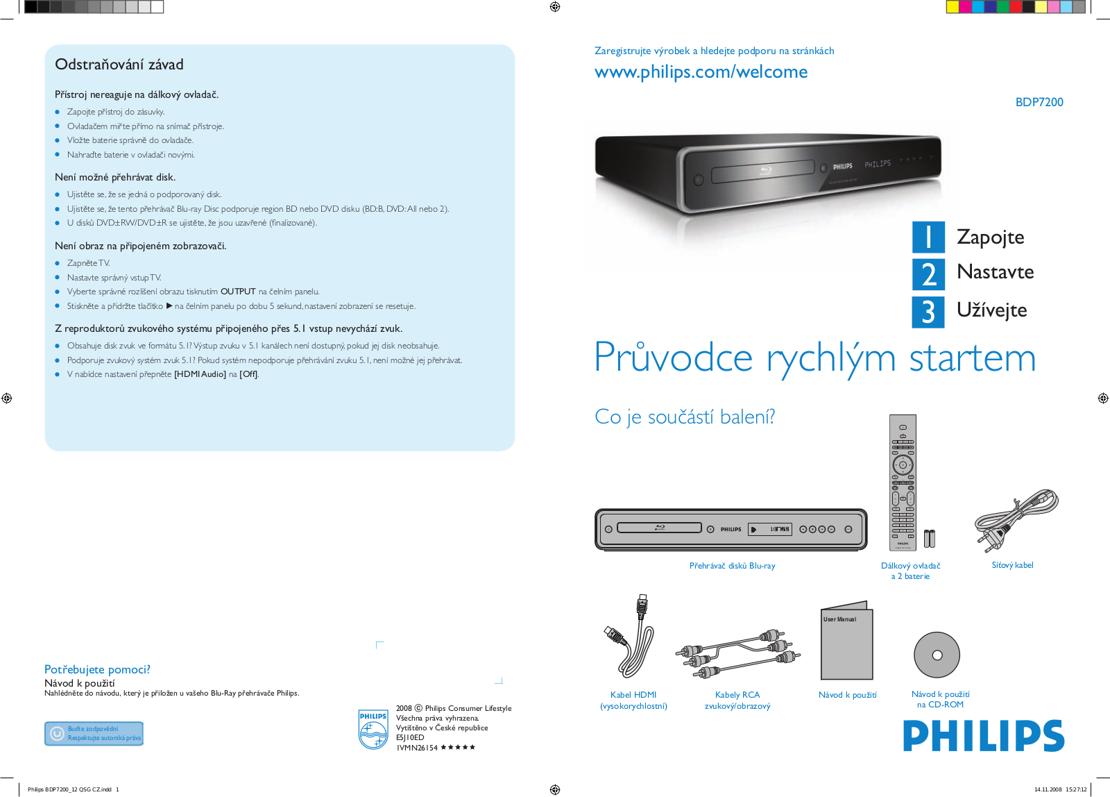 Philips BDP7200 User Manual