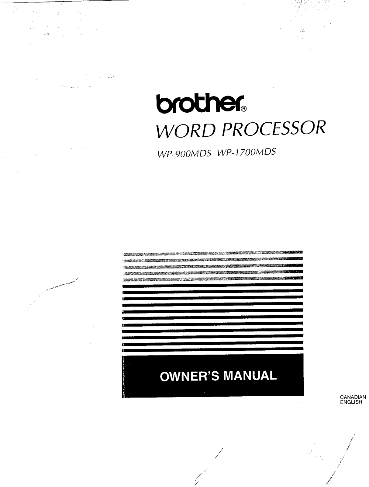 Brother WP-900MDS User Guide