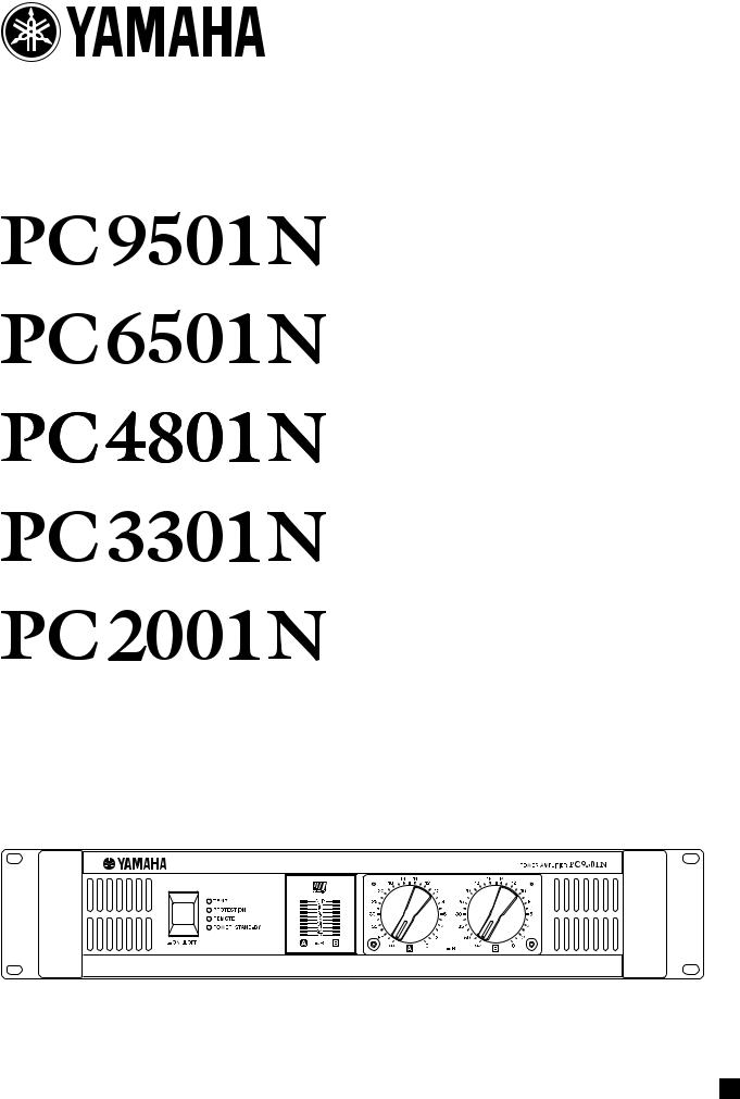 YAMAHA PC9501N, PC6501N, PC4801N, PC3301N, PC2001N User Manual