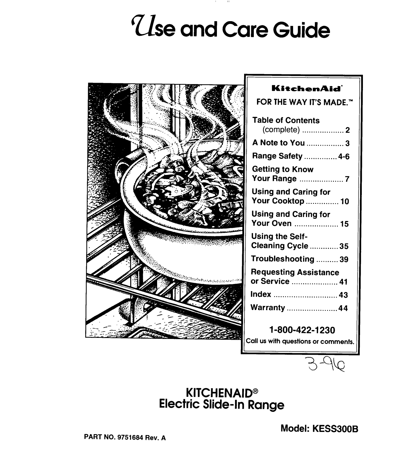 KitchenAid KESS300B User Manual